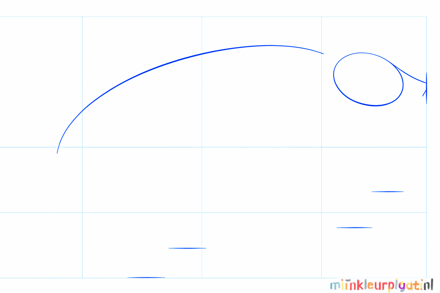 Basic shapes of an armadillo with a large oval and a small circle.