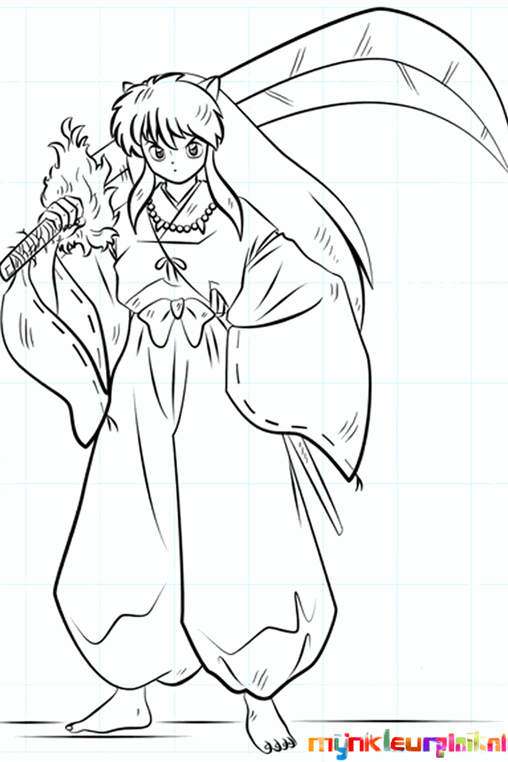 Learning to draw Inuyasha