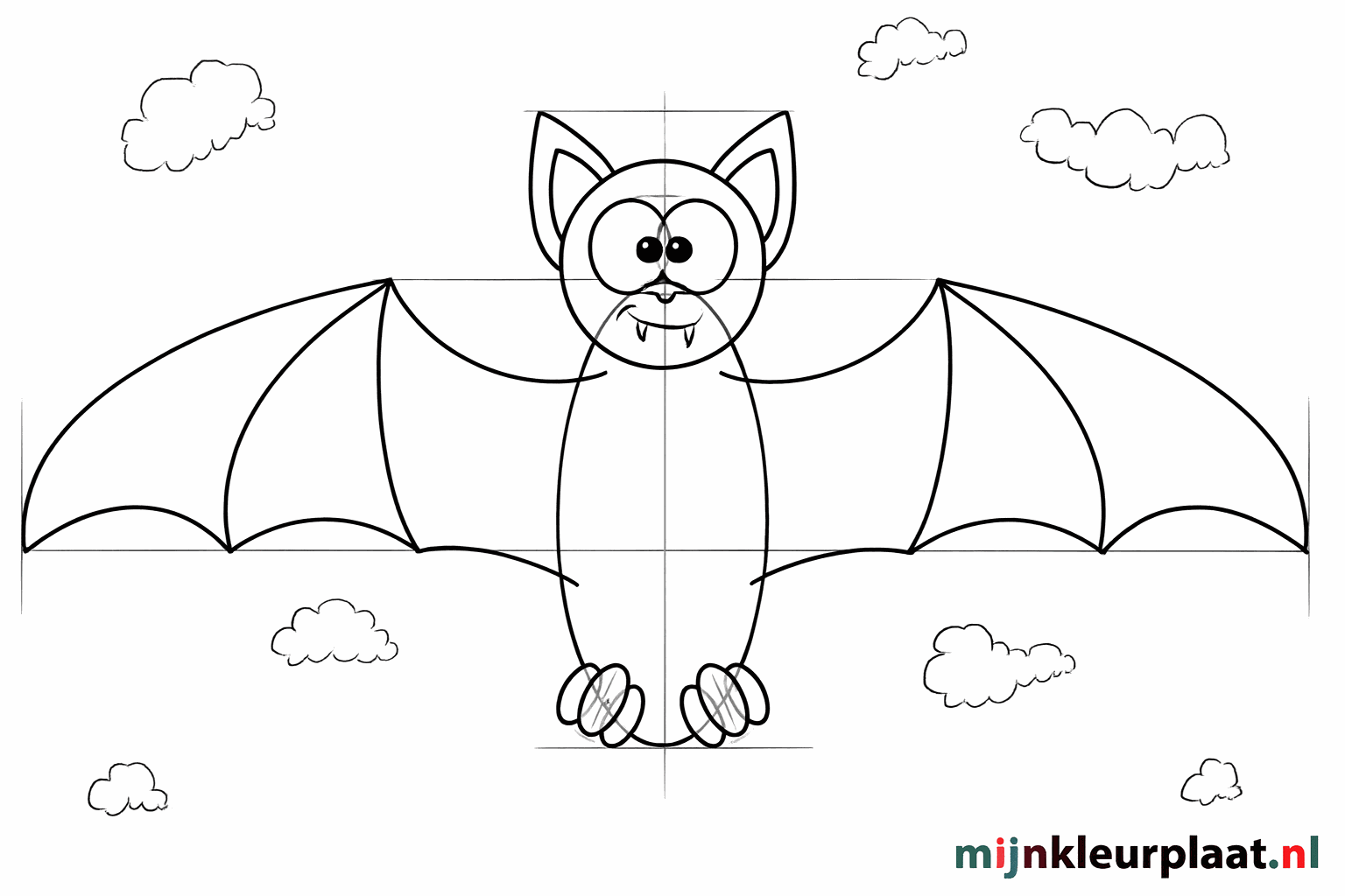 A little face with a nose, mouth, and two small pointy fangs.