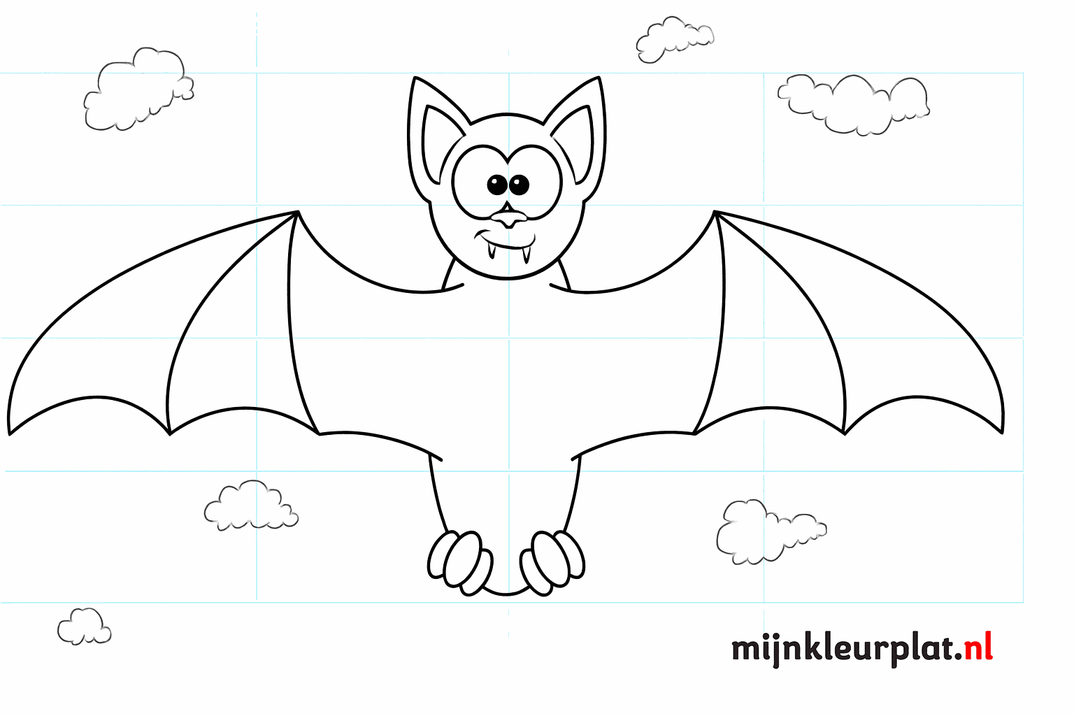 Drawing a cool bat step-by-step